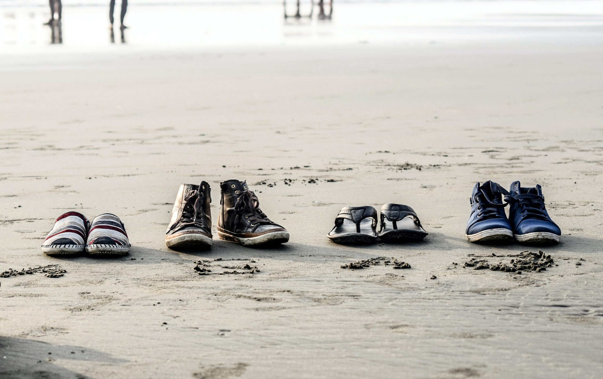 Footwear On The Beach