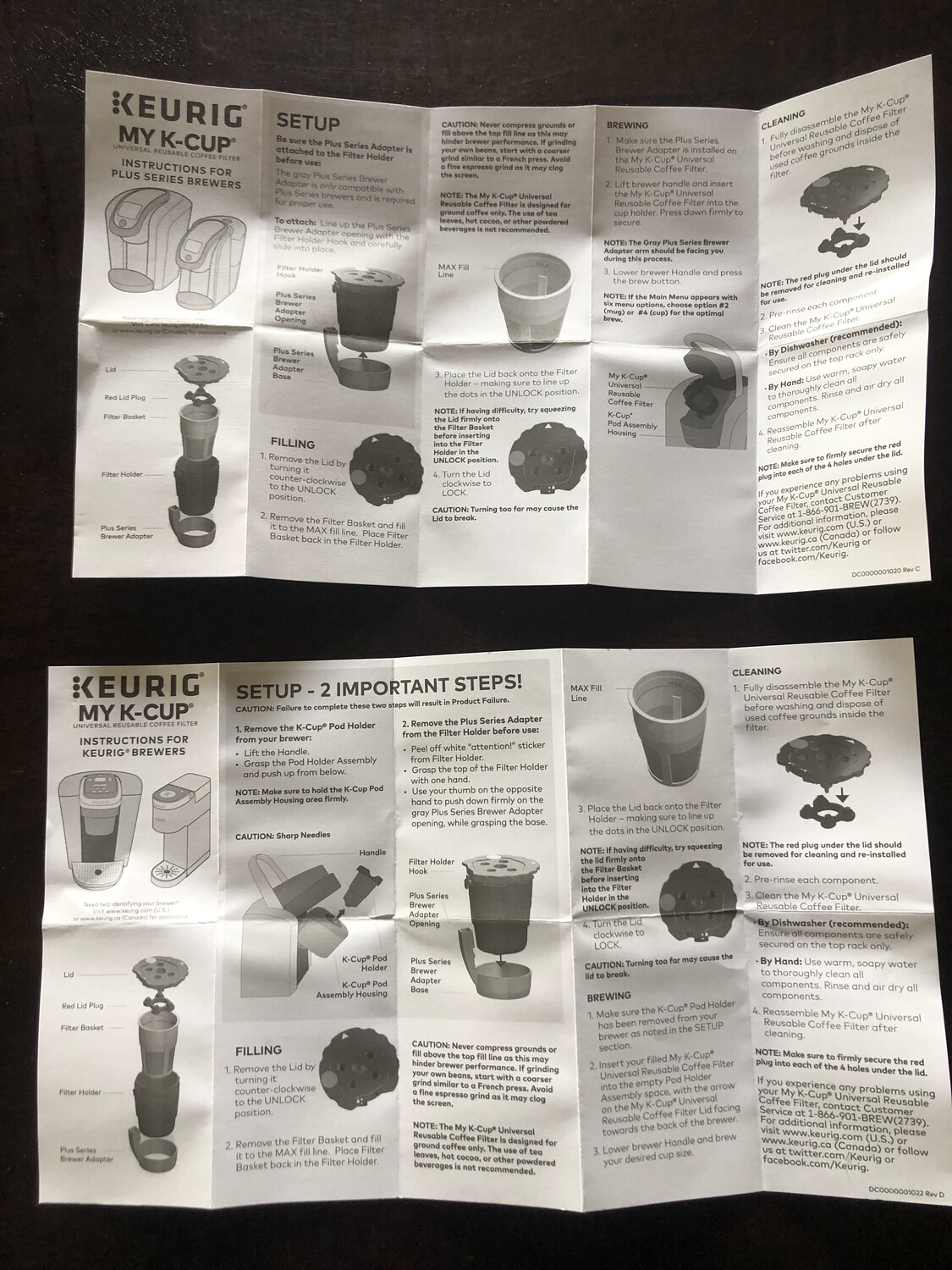 The multi-version instructions for a 20-cent cup of coffee