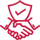 Values & Approach Icon Trust Handshake